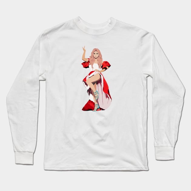 Plastique Long Sleeve T-Shirt by KaiVerroDesigns